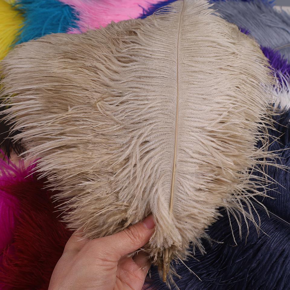 50pcs Ostrich Feathers for Crafts Wedding Decoration Handicraft Accessories Table Centerpieces Carnival Plumas Decor Wholesale