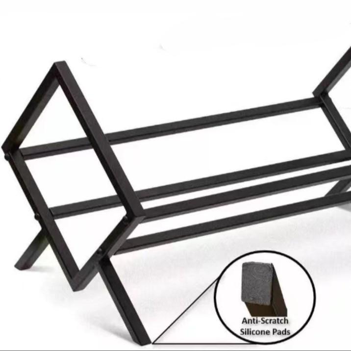 Desktop Creative Vinyl Record Storage Rack CD Organizer European Detachable Metal Magazine Floor Display Stand
