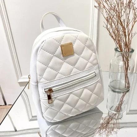 Luxury PU Leather Kawaii Backpack Cute Graceful Bagpack Mini  Small School Bags for Girls Teenage Girls' Fashion