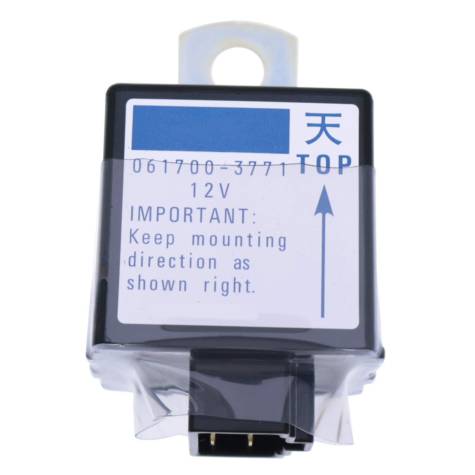 

jingfei Excavator Relay Stop Solenoid Relay for 061700-3770 061700-3771 061700-3760 чорний
