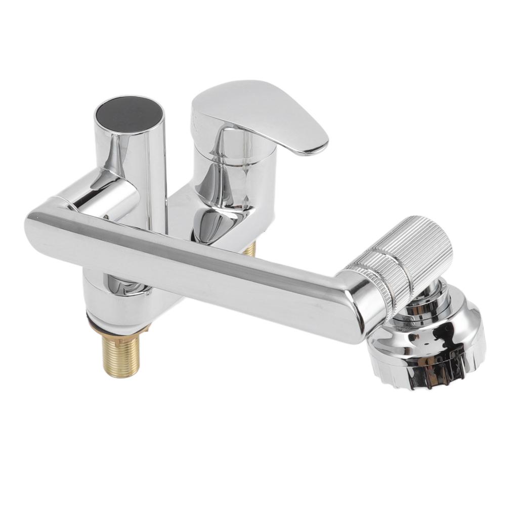 Swivel Faucet G1/2 Brass Digital Display Single Hole Lavatory Faucet for Bathroom Sink Chrome