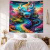 Dragon Wall Decor Tapestry Art For Pet Memorial Birthdaywedding Party Backdrop Family Gift
