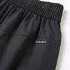 Solid Color Capri Pants Elastic Waist Men Drawstring 3/4 Length Cropped Trousers Sweatpants