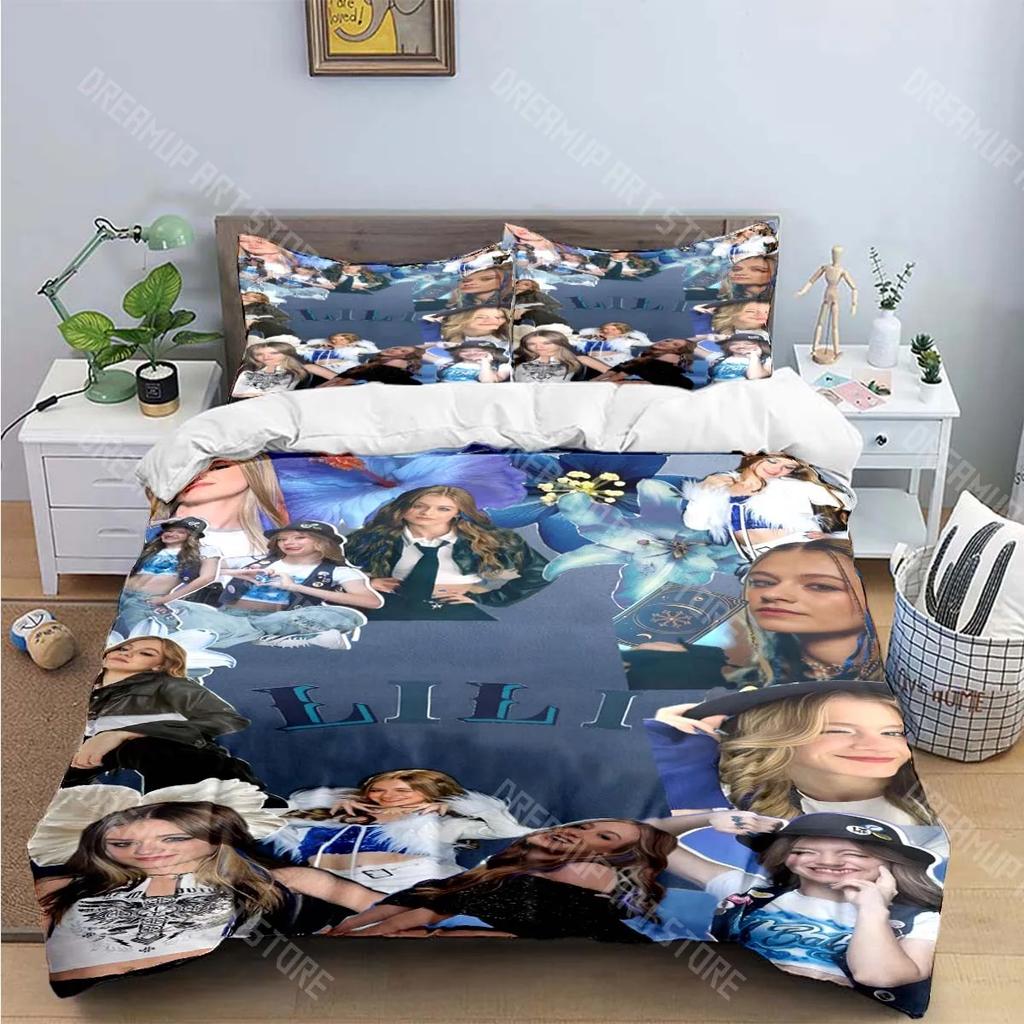 3PCS Europe Star Group K-k4os Bedding Set Single Twin Full King Size Musical Genius Bed Linen Adults Teens Bedroom Gift
