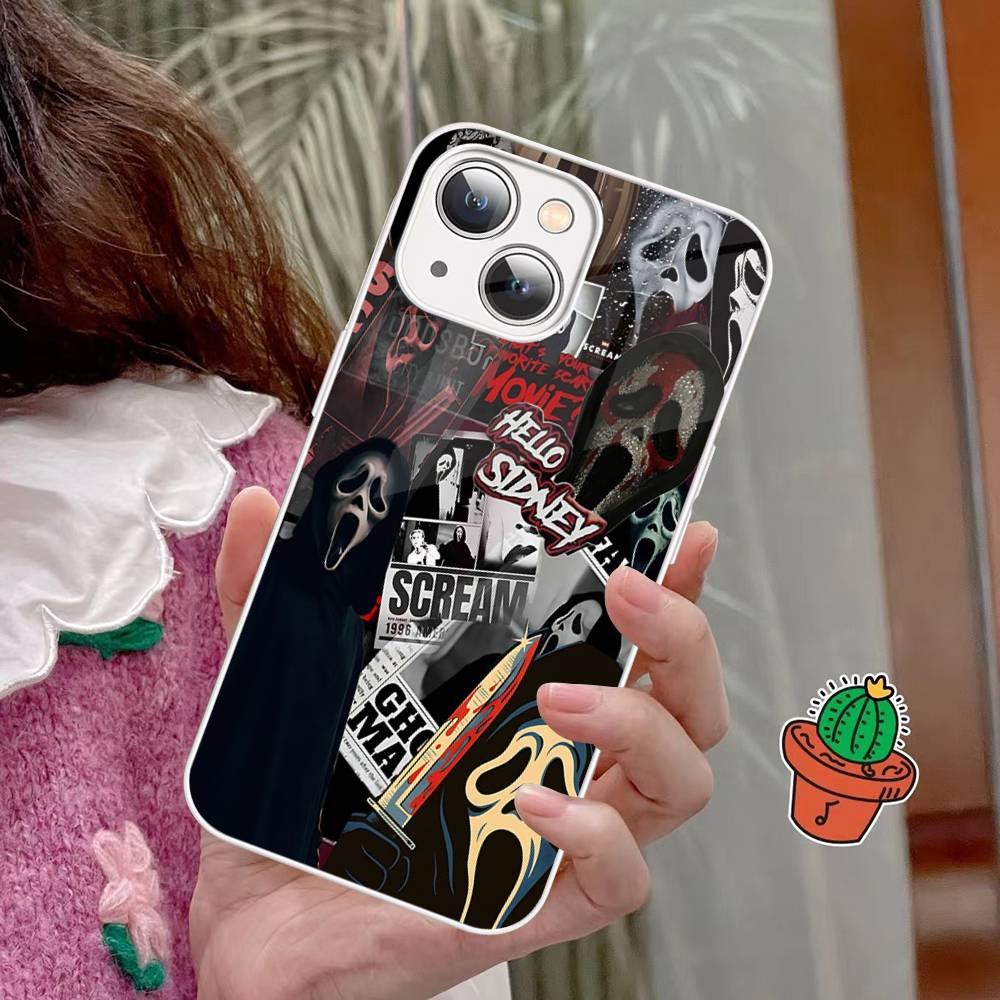 Horor S-scream Dead Tempered Glass For Iphone 14 13 12 11 Pro Mini XS MAX 14Plus X XS XR Cover