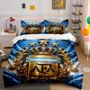 Majestic golden emblem Bedding sets Duvet cover sets Duvet covers Pillowcases(1*Duvet Cover 2*Pillowcases without duvet insert)