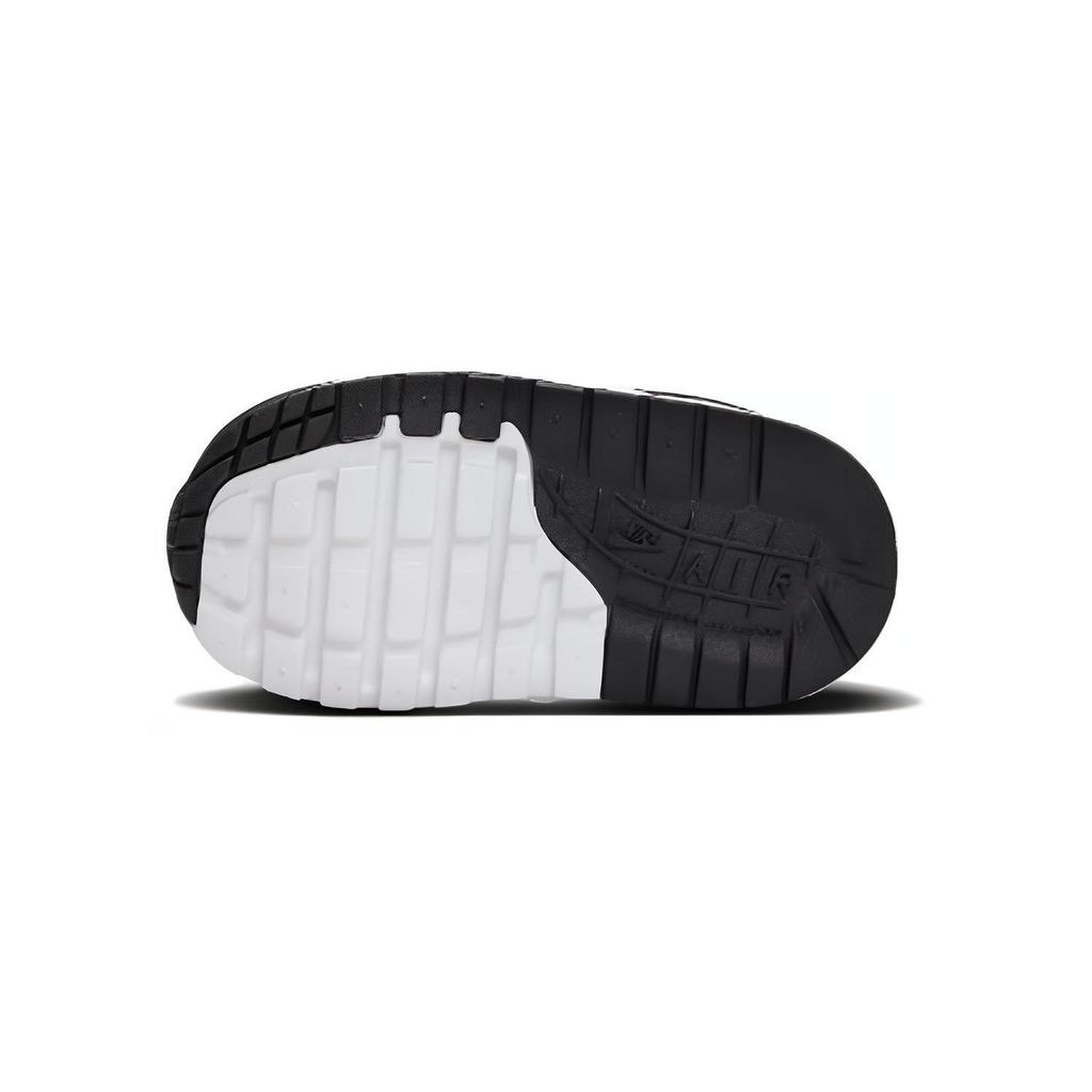Nike Air Max 1 EasyOn TD Černá Stadionově zelená Dětské tenisky Bílá Čistě platinová DZ3309-108