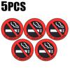 Universal Car Interior No Smoking Stickers Warning Logo Taxi Car Prevent Smoking Sign Sticker Home Wall No Smoking Sign Decal