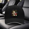 Unisex Adjustable Frog Mushroom Baseball Cap Lightweight Dad Hat Curved Brim Outdoor Casual Wear Hand Washable