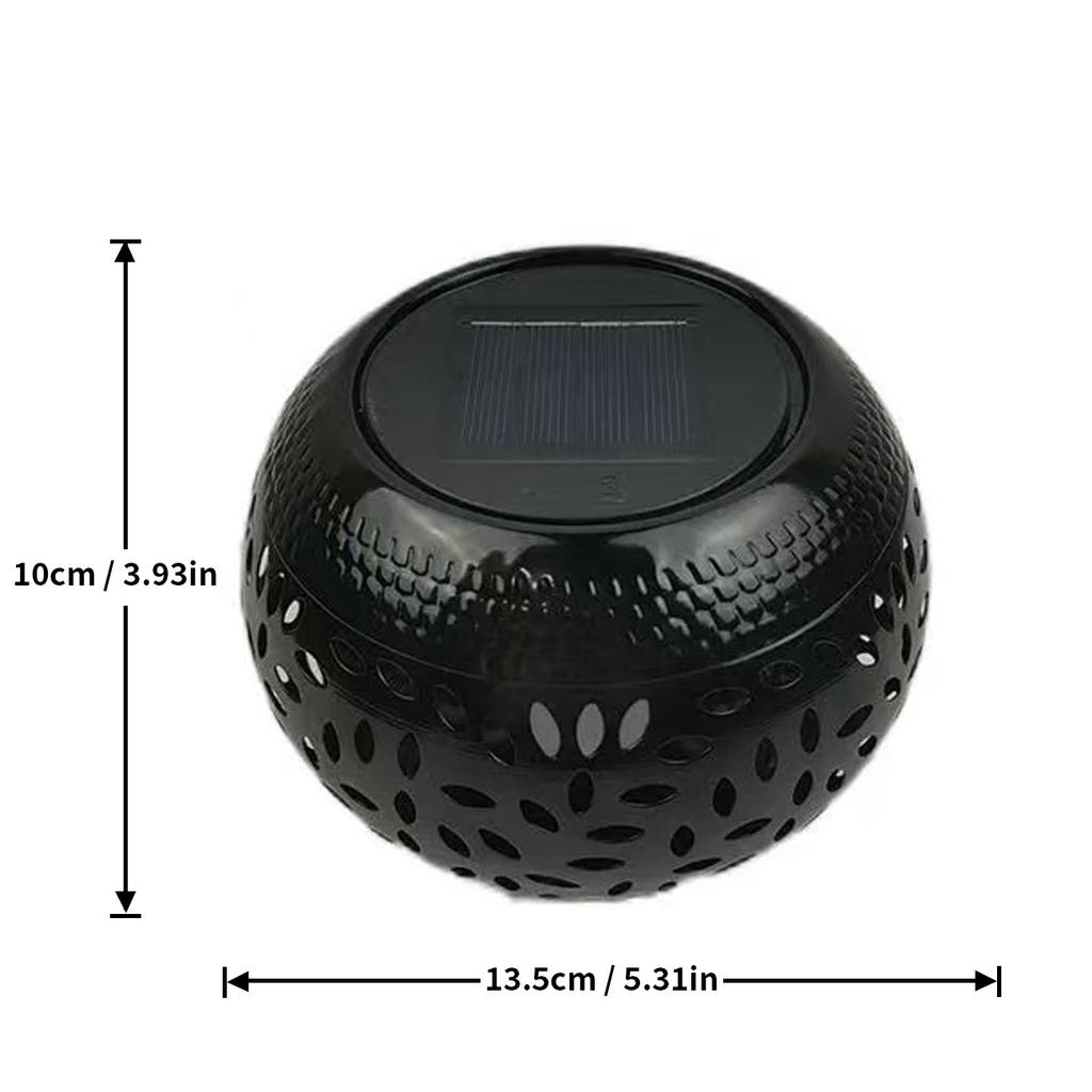 JYL TS/093,Hollow Iron Solar Light for Garden Layout Landscape Lamp Villa Balcony Ambient Decor Night Lamp