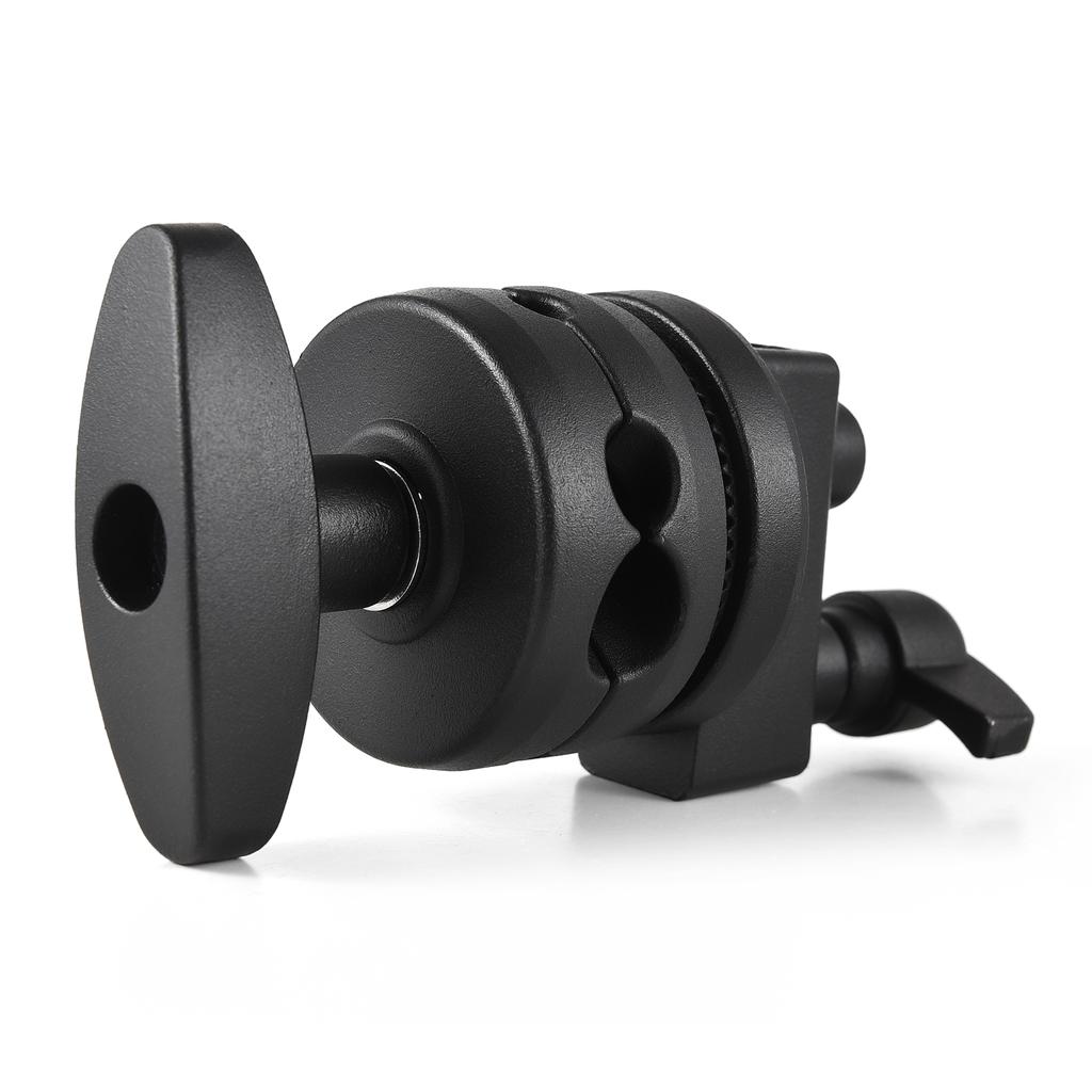 Multi-Functional Light Stand Mounting Adapter Heavy Duty Swivel Head Holder Grip Head for Light