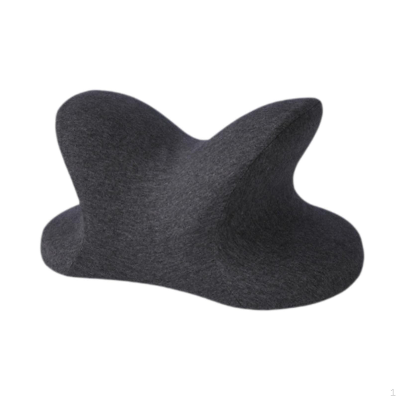 

Подушка для стола, Подушка для поддержки шеи, Комфортная эргономичная, Портативная, Съемный чехол, Подголовник чёрный