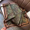 Foulard Quadrato in Seta Stampa Moda Lusso 70*70Cm Fascia Morbida in Raso per Capelli Foulard Cravatta Fascia per Capelli Femminile Foulard Nastro per Borsa