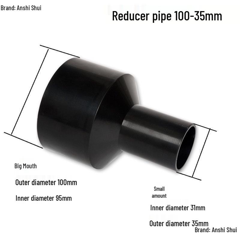 Industrial Vacuum Cleaner Accessories: Dust Collector Adapter, Belt Sander Dust Collector, Three-way Pipe Damper, Valve Crusher