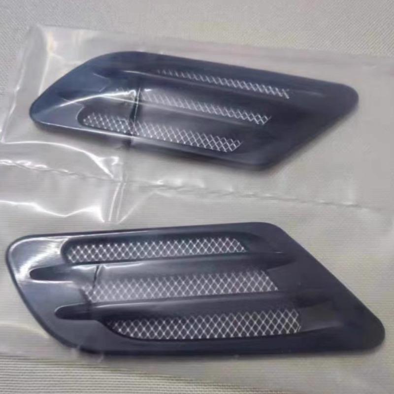 Modified Car Decorative Air Vents Simulated Air Outlets Shark Gill Side Vents Hood Decorative Air Vents and Air Outlets