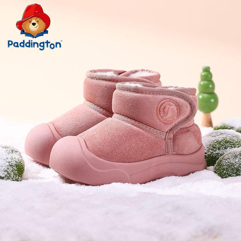 Paddington Bear Kids' Snow Boots - Winter Velvet, Thick Cotton for Infants & Toddlers