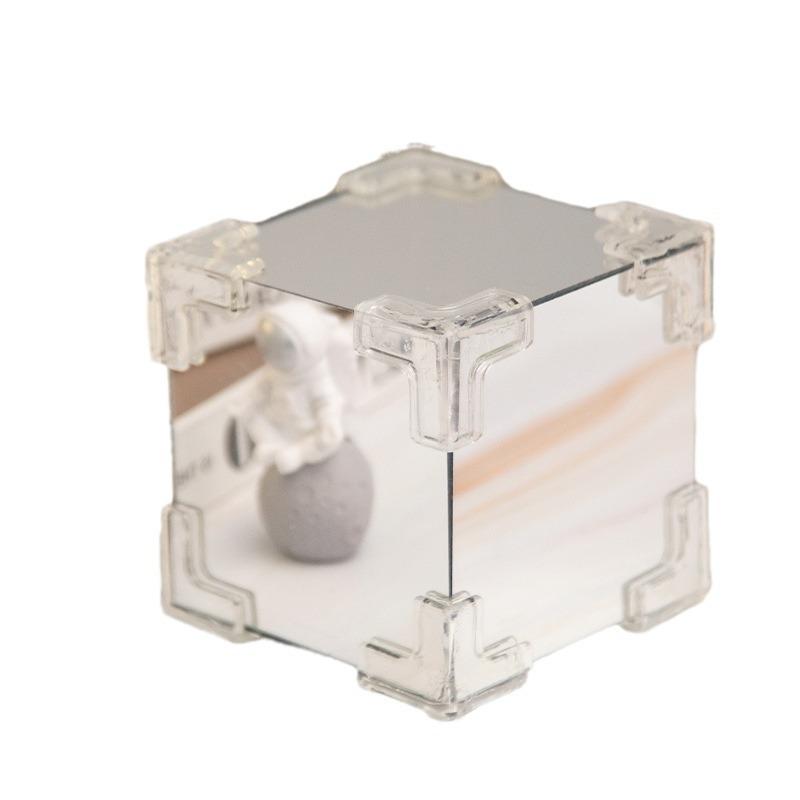 Tulip Night Light Flower Sea Rubik's Cube Night Light Desktop Ambience Light Diy Creative Gift Handmade Materials Pack