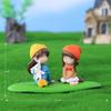 Fairy Garden Fairies Figurines Miniature Garden Accessories Outdoor Indoor Girls Sisters Yard Home Decoration Desk Decor