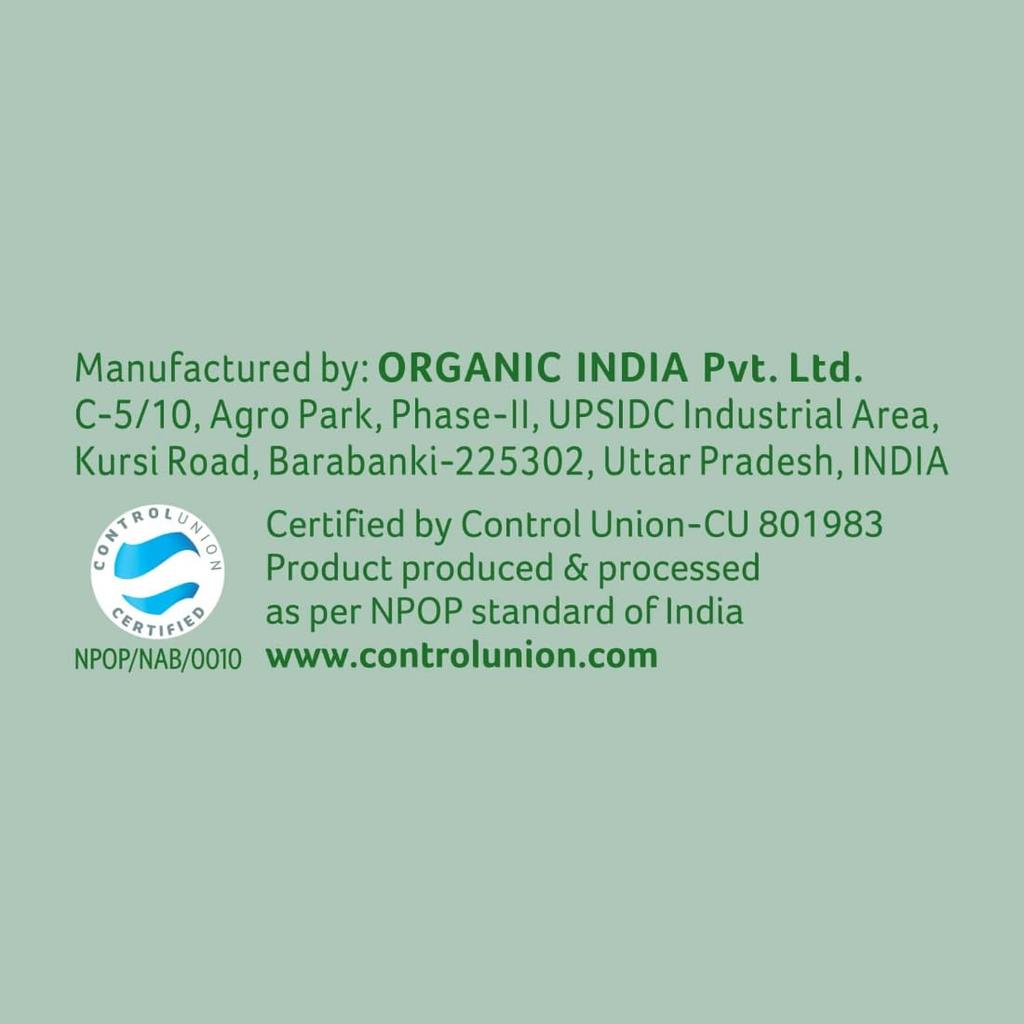 ORGANIC INDIA Neem Veg Capsules 325mg 2 Pack for Skin Health and Natural Detox Supplement