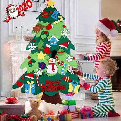 DIY Christmas Tree Set With Ornaments For Kids  Gifts Door Wall Hanging