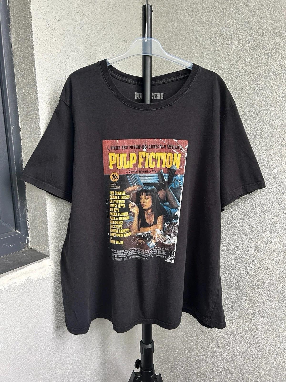 Vintage 2000s Pulp Fiction Quentin Tarantino Movie T-shirt Size 2XL 4XL