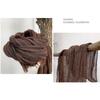 Silk Scarf Women'S Mulberry Silk Solid Color Versatile Summer Scarf Thin Sunscreen Outer Shawl Yarn Brown