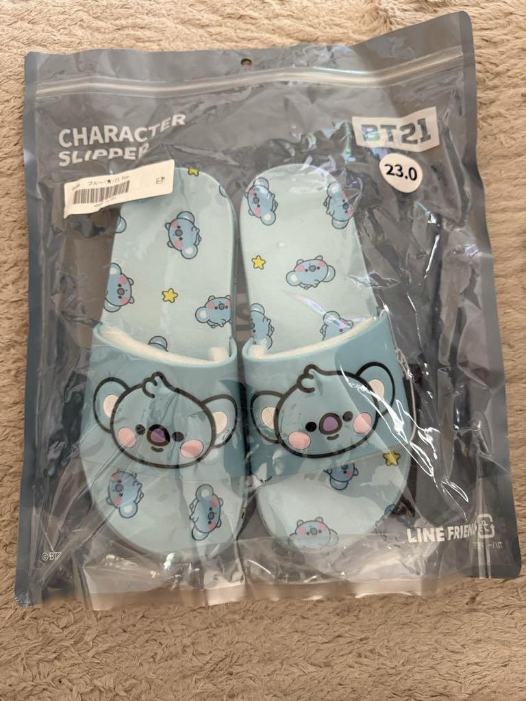 [USED] Very popular BT21 BTS Line Friends Sandals Size 23.0