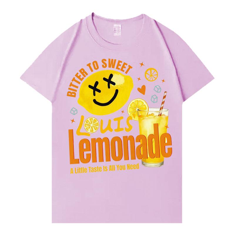 Rapper Louis Lemonade Tour Hip Hop Tee Shirt Women Oversized Fashion Aesthetic Cozy Short Sleeve Tshirts Fans Casual Streetwear