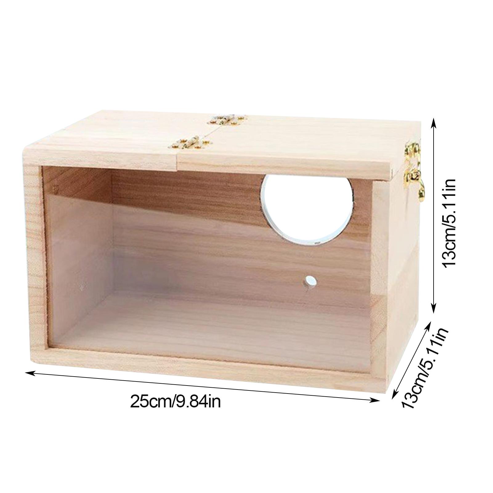 

Bird Nesting Box Parrot Nesting House Parrot Breeding Mating Box Wooden Bird Nesting House For Parrot Parakeet Budgies Lovebirds