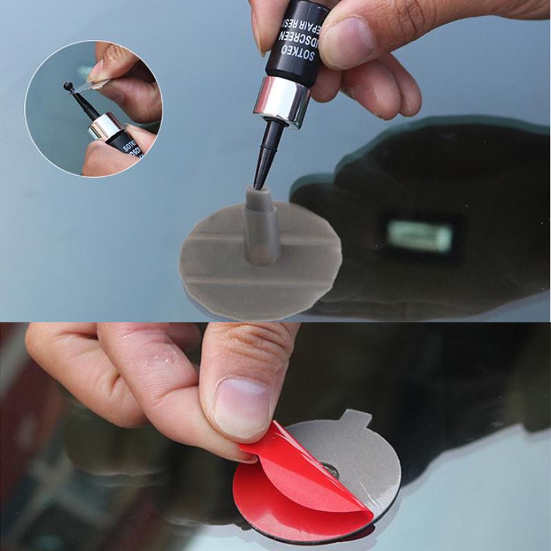 Car Cracked Glass Repair Kit Tools DIY Car Windscreen Glass Repair Fluid Chips Cracks Scratch Repair Restore Auto Window Repair