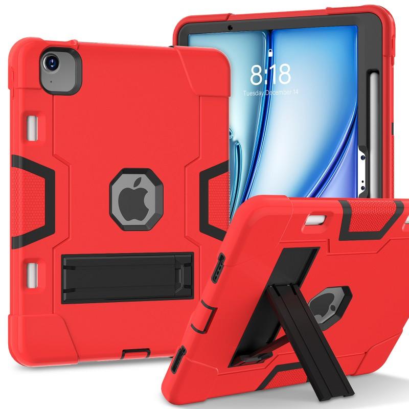IPad Air 11 Case Full Body Protective Cover With PC Stand Shockproof Silicone Shell Inch Tablet