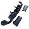 Bright Black Rear Diffuser Kit with LED for 2011-2025 Dodge Durango