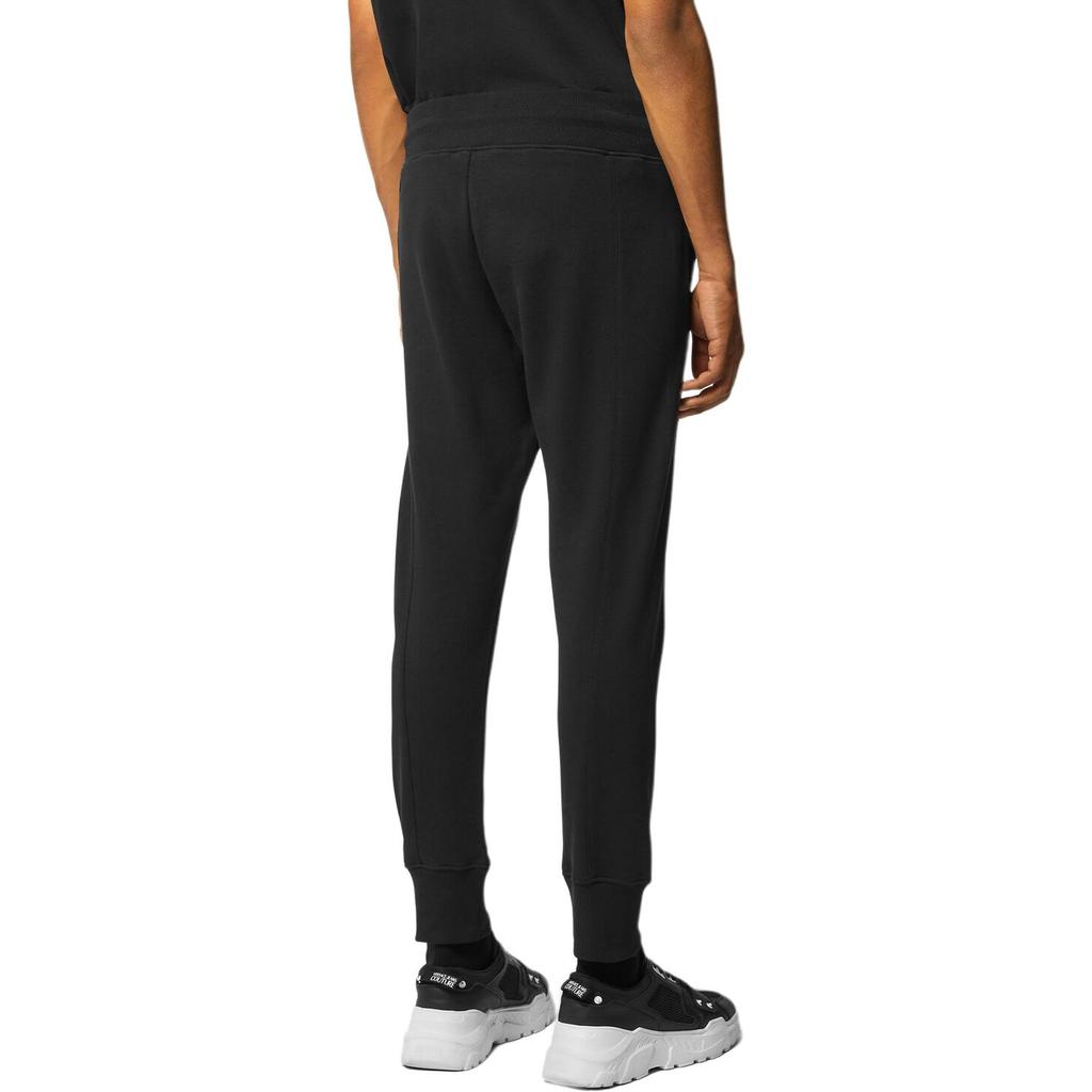 Versace Gold Logo Printed Drawstring Long Casual Pants Men bottoms Black 76GAAT00-CF01T-G89