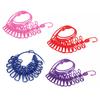 Portable Elastic Windproof Drying Clothes Hanger Clothes Line with 12 Clips