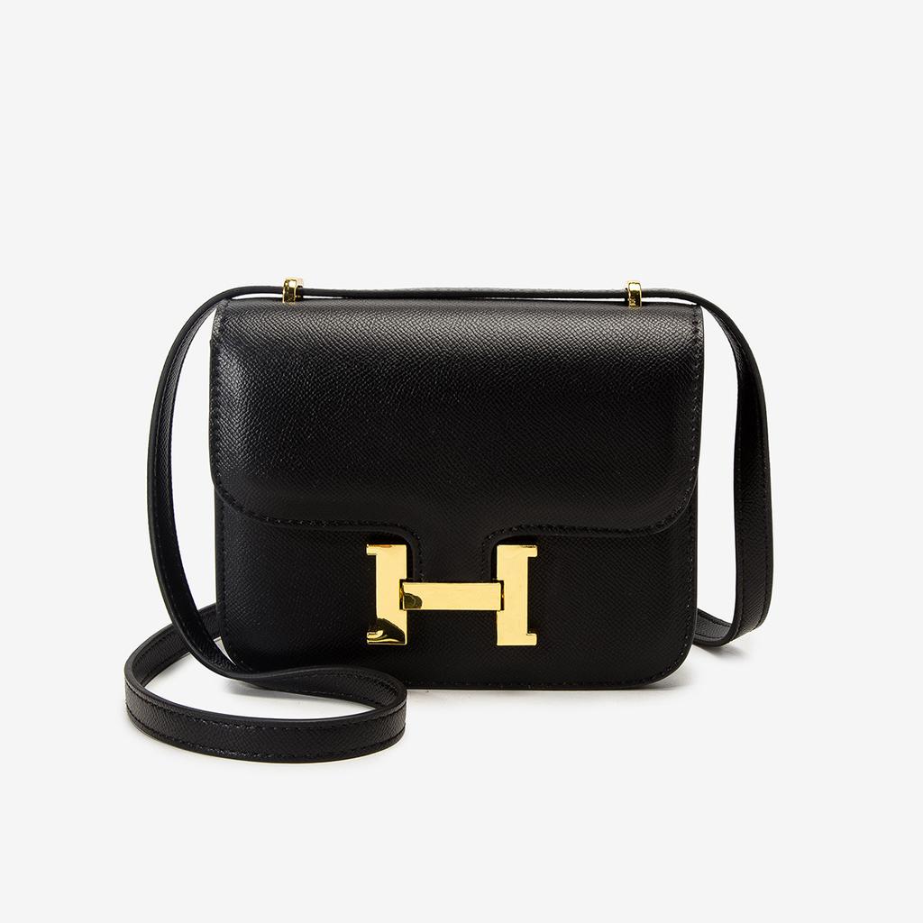 Tofu Bag Women'S Bag H Buckle Shoulder Messenger Bag Stewardess Bag Women'S Small Square Bag A Large Number Of Versatile