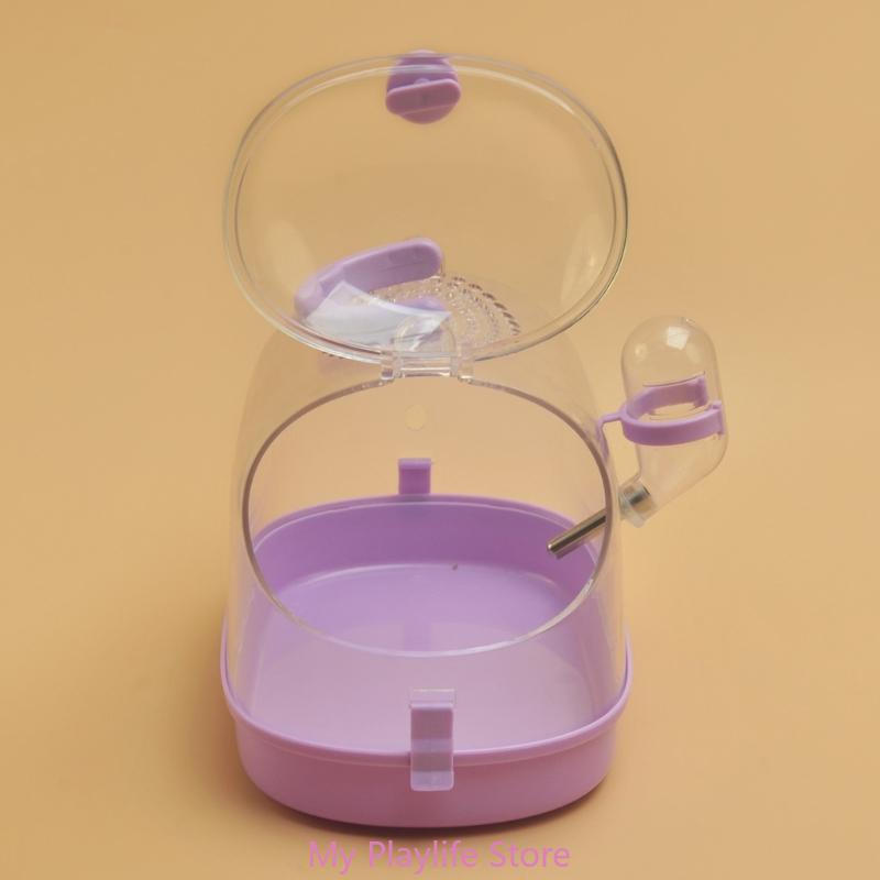 Small Pet Box for Hamster Carry Cage Small Animals Travel Box with Water Bottle Guinea Pigs Pet Transport Carry Case