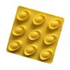 9 Cavities Silicone DIY Chocolate Mould Cake Mould Mouse Moulds Gold Ingot Shape