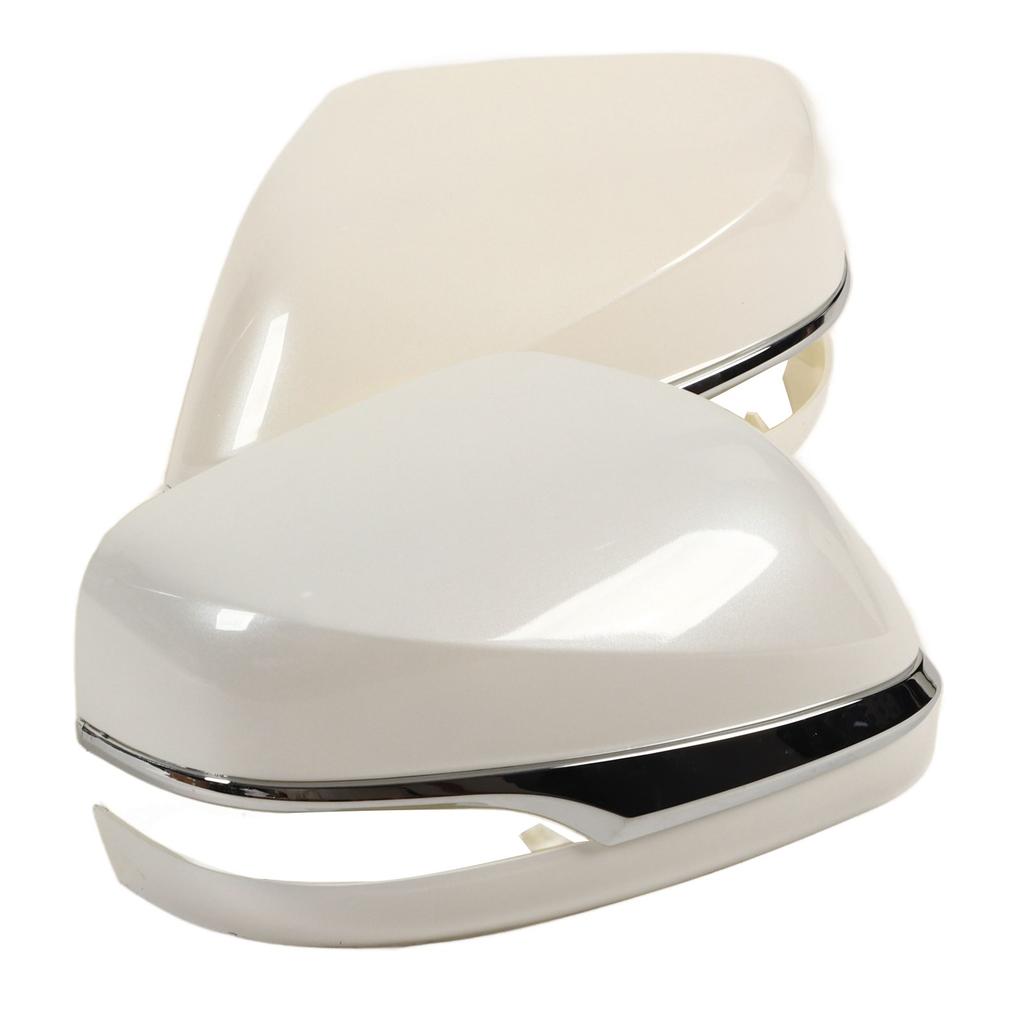 1 Pair Car Side Rear View Mirror Cover Lightweight Easy Clean Rounded Edges Shockproof Fit For LX570 2016‑2018