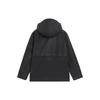 Li-Ning Wade Series Solid Color Three-Dimensional Cut Loose Sports Hooded Jacket Men Jacket Black AFDS061-1