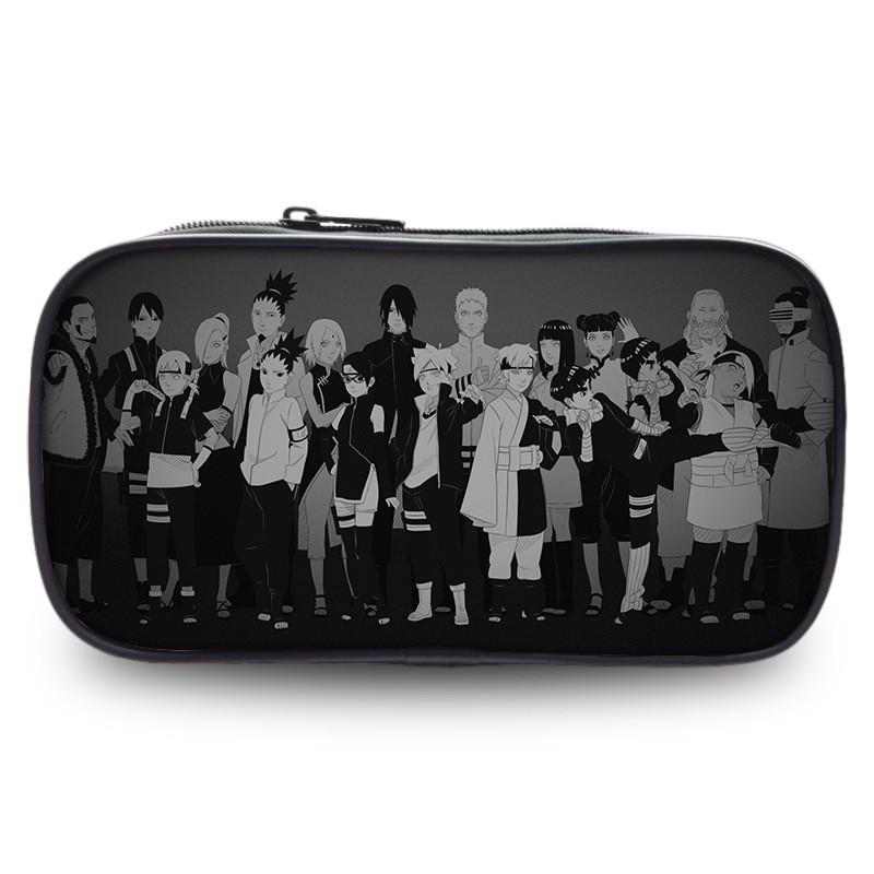 Naruto Themed Anime Printed Student Single Layer Stationery Storage Bag Pencil