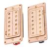 Maple Wood Magnet Neck Bridge Pickup Humbucker for LP SG Jazz Guitar (Gold)