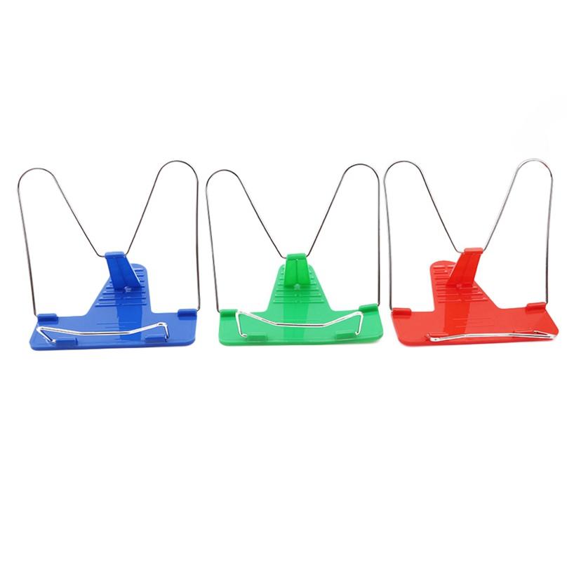 Adjustable Novelty Angle Book Stand Holder Foldable Reading Document Metal Desk