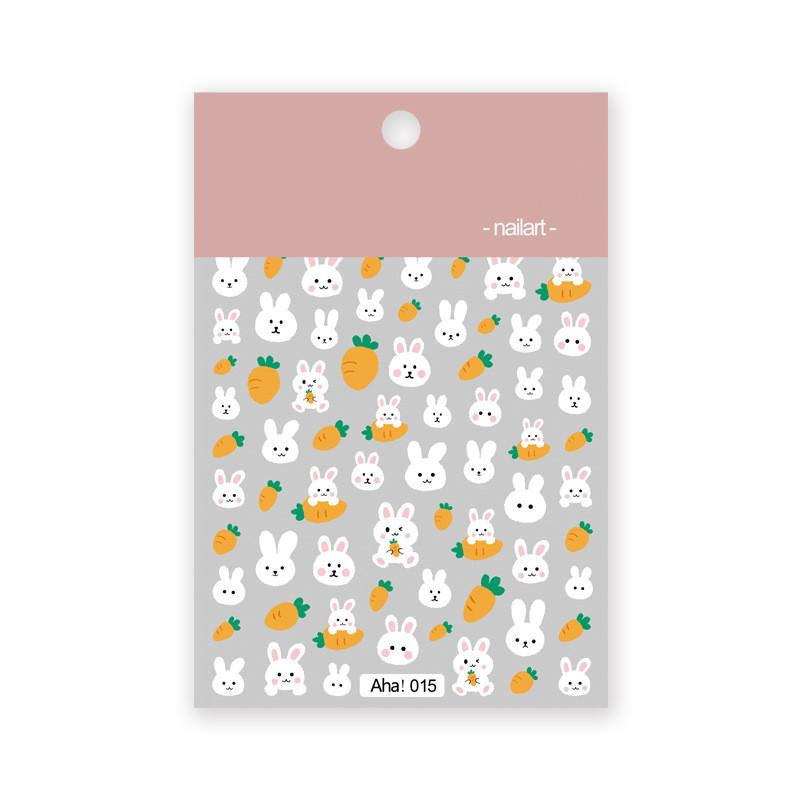 1pc 3D Nail Stickers Spring Summer Natural Flower Leaves Simulation Dried Flower Dragonfly Nail Applique Water Slides Decoration