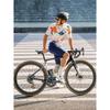 Men'S Cycling Jersey - Breathable Moisture-Wicking Short Sleeve Top with Geometric Pattern, Zipper Cs for Training, Racing, Spring Summer Fall,
