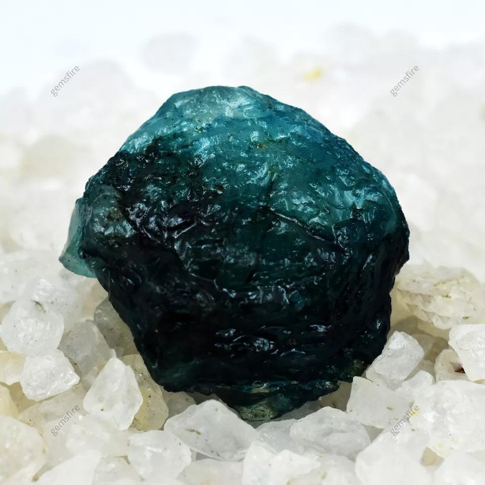 CERTIFIED Natural Aquamarine Blue 192.23 Ct Blue Rough Aquamarine Loose Gemstone