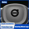 Estilo de Carro Adesivo Central de Volante de Carro em ABS Para V60 V40 XC90 S60 XC60 V70 S90 XC40 S80 V90 EX90 Emblema Acessórios