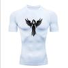 Compression Shirt for Men Short Sleeve Rash Guard Gym Workout Running Fashion T-shirt Summer High Elasticity Athletic Quick Dry Tees Top