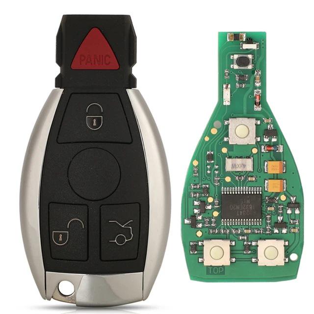 Compatible with Mercedes 2, 3, 4-Button BGA Remote Car Key 433 MHz.