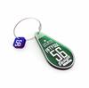 56design Teardrop Key Chain Key Ring Accessory Key Case Key Strap Drive Driver Motorcycle Touring Moped Driving, Candy Green