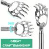 2pc Dog Cleaning & Massage Brush with Ergonomic Paw-Shaped Handle – Stainless Steel Back Scratcher & Pet Grooming Tool, Portable